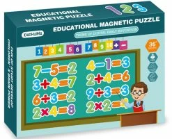 Blue Toys Επιτραπέζιο Wooden Magnetic Puzzle Game Εκπαιδευτικό (MKM465736)