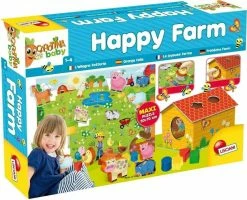 Real Fun Toys Επιτραπέζιο Carotina Baby Χαρούμενη Φάρμα (72248)