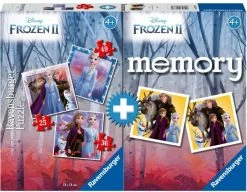 Ravensburger Επιτραπέζιο Memory+3 Παζλ Ψυχρά και Ανάποδα ΙΙ (20673)