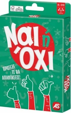 AS το καλό παιχνίδι Επιτραπέζιο Παιχνίδια Με Κάρτες: Ναι Ή Όχι (1040-21406) -Κατάστημα Δεσύλλας 211696 4