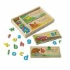 Melissa & Doug Melissa And Doug Ξύλινο Εκπαιδευτικό Παιχνίδι 8 Πλακέτες – 64 Γράμματα (12940)