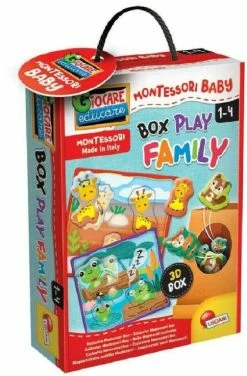 Επιτραπέζιο Montessori Baby Box Οικογένεια Ζώων (92727) -Κατάστημα Δεσύλλας 213355 1