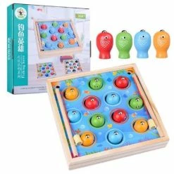 Blue Toys Επιτραπέζιο Ξύλινο Fishing Game Μαγνητικό (MKN336972)