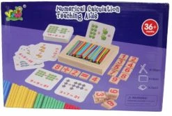 Blue Toys Επιτραπέζιο Ξύλινο Παιχνίδι με Αριθμούς Και Πράξεις (MKO570341)