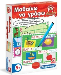 Clementoni Επιτραπεζιο Για Παιδια Εξυπνουλης Μαθαινω Να Γραφω (1024-63778)