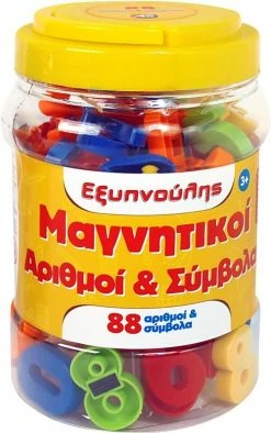 AS το καλό παιχνίδι Μαγνητικοι Αριθμοι Και Συμβολα Βαρελακι Εξυπνουλης 88Τμχ (1027-11153)