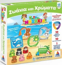 Επιτραπέζιο Δεσύλλας – Τα Νησάκια Της Γνώσης – Ζωάκια Και Χρώματα (100717)