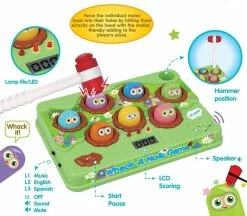 Blue Toys Επιτραπέζιο Whack A Mole Με Φως Και Ηχο (MKG780266) -Κατάστημα Δεσύλλας 692941 2