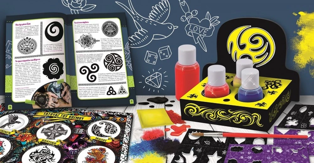 Real Fun Toys Επιτραπέζιο Μικροί Επιστήμονες Εργαστήριο Τατουάζ (72965) 4 Real Fun Toys Επιτραπέζιο Μικροί Επιστήμονες Εργαστήριο Τατουάζ (72965) - Image 2