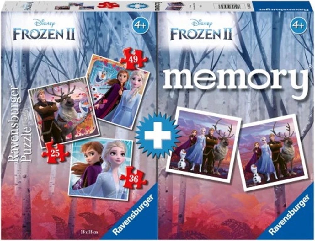 Ravensburger Επιτραπέζιο Memory + 3 Παζλ Ψυχρά Και Ανάποδα ΙΙ (03032) 3 Ravensburger Επιτραπέζιο Memory + 3 Παζλ Ψυχρά Και Ανάποδα ΙΙ (03032)