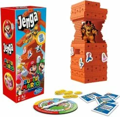 Hasbro Επιτραπέζιο Super Mario Jenga (E9487)