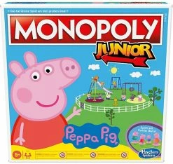 Hasbro Επιτραπέζιο Monopoly Junior Peppa Pig (F1656)