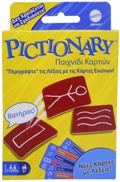 MATTEL Επιτραπέζιο Pictionary Κάρτες (GXX05)